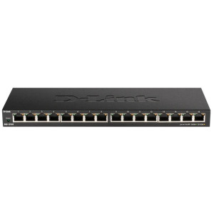 D-Link DGS-1016S 16-Port Ethernet Switch, 16  Gigabit ethernet ports, 32Gbps switching capacity